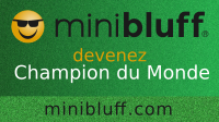 Francoise joue au Minibluff